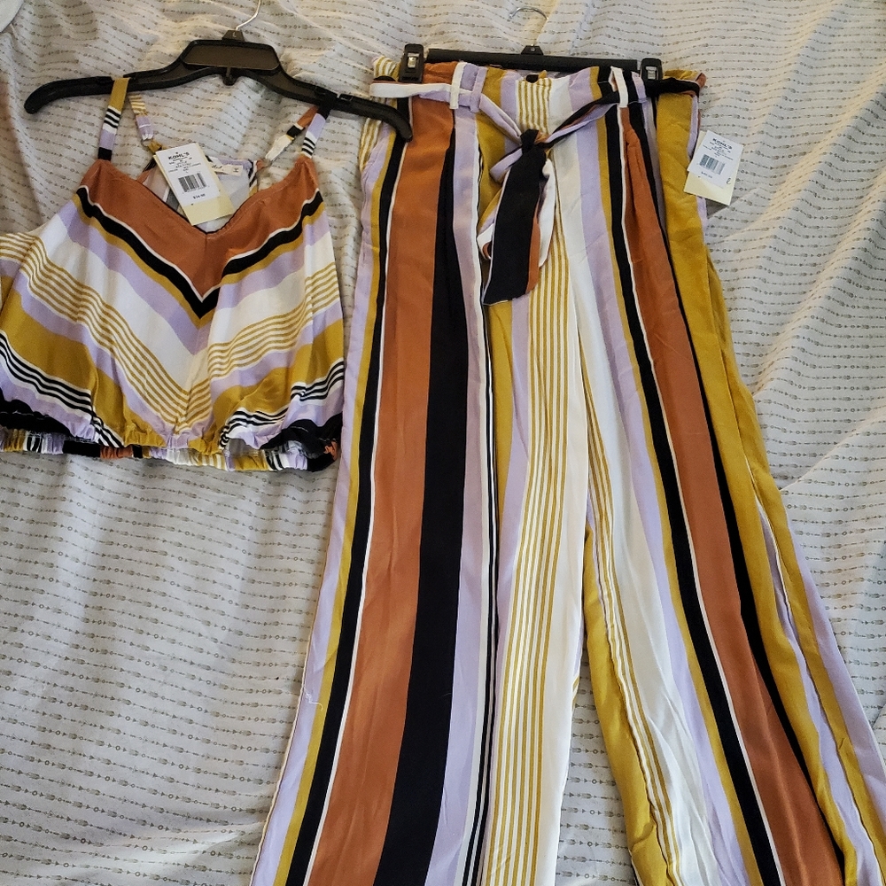 Wide Leg Pant & Tank Set